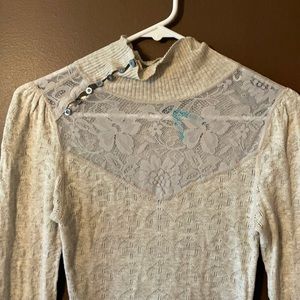 Grey Free People top